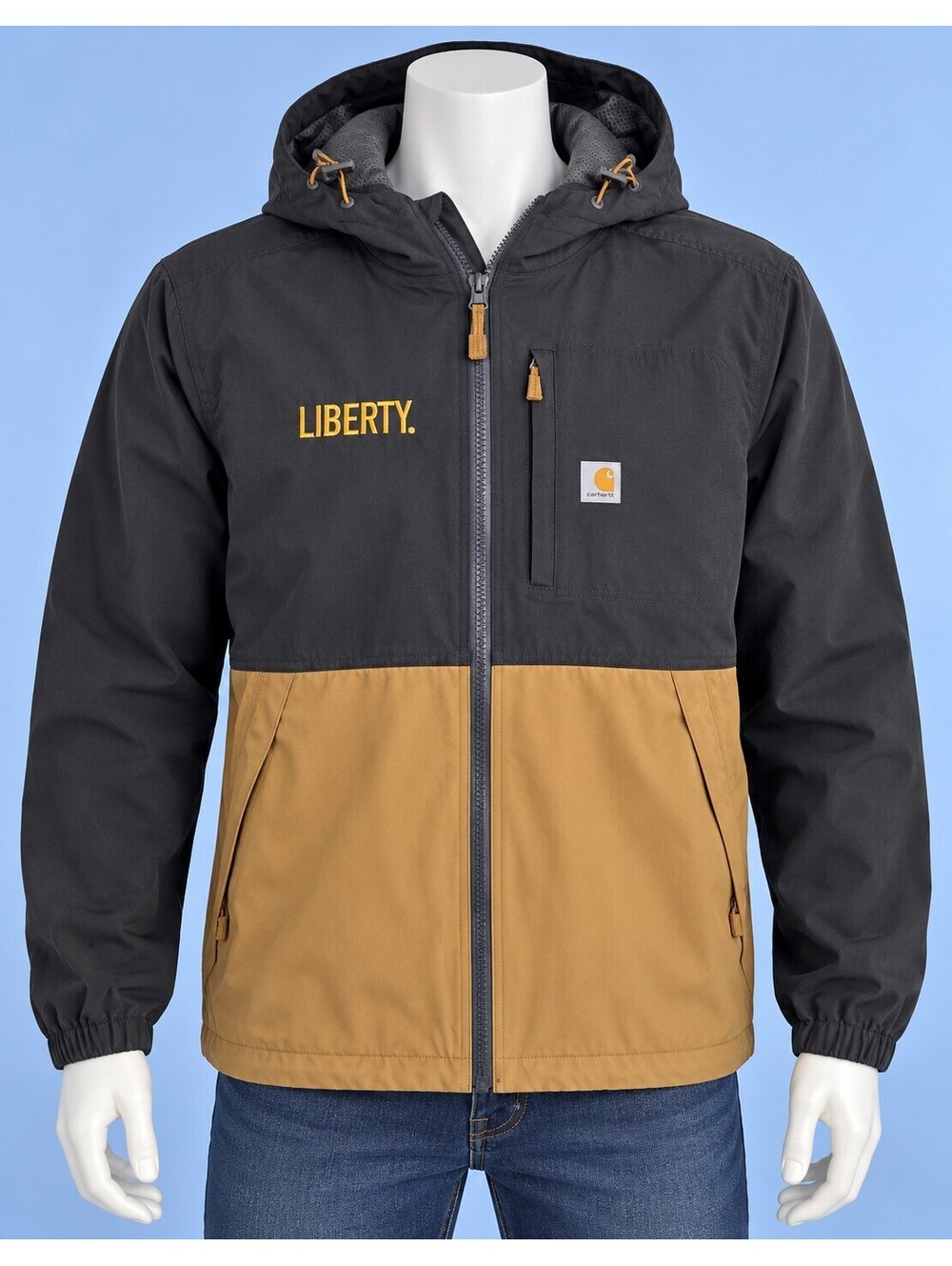 Carhartt Storm Defender XL Utility Jacket Loose Black Brown